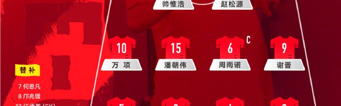 开云体育入口-U17国足VS日本首发：生死战更换2人 赵松源、谢晋先发 邝兆镭替补